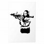 Juliste - Banksy Mona Lisa with Rocket Launcher