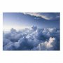 Juliste - Aerial Landscapes: Sunbeams Illuminating Puffy Cloud Formations