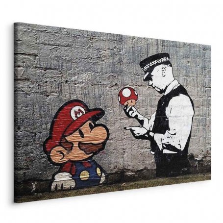 Taulu - Mario and Cop by Banksy