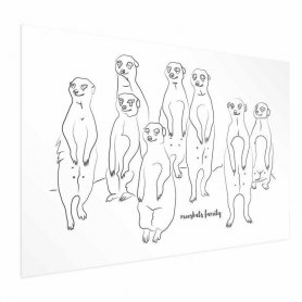 Juliste - Meerkat Family