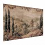Juliste - Mediterranean Landscape - Old Tapestry with a Hill and Lake
