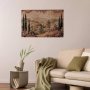 Juliste - Mediterranean Landscape - Old Tapestry with a Hill and Lake