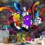 Fototapetti - Graffiti: Colourful attack
