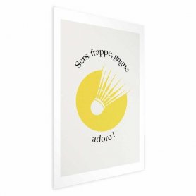 Juliste - Shuttlecock Against the Yellow Sun