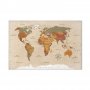 Taulu - World Map: Beige Chic