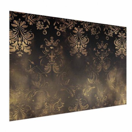 Juliste - Dark Baroque Patterns with Golden Accents
