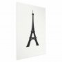 Juliste - Eiffel Tower Simple Black-and-White Graphic