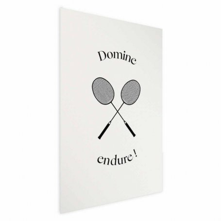 Juliste - Summer Games - Badminton Rackets on a White Background
