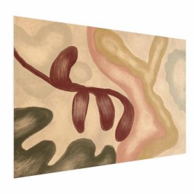 Juliste - Colorful Shapes - worn figures in lime wash technique