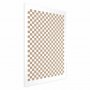 Juliste - Geometry and Browns - a chessboard pattern in neutral shades