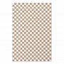 Juliste - Geometry and Browns - a chessboard pattern in neutral shades