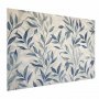 Juliste - Delicate Botanical Motif with Blue Leaves