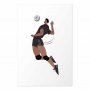 Juliste - Volleyball Player on a Light Background - Illustration