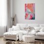 Juliste - Pink Palette - vibrant shades of pink, orange, and green on canvas