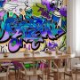 Fototapetti - Graffiti: violet theme