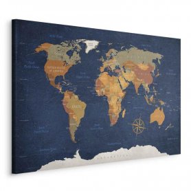 Taulu - World Map: Ink Oceans