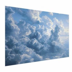 Juliste - Ocean in the Air: Waving Clouds Reflecting Morning Light