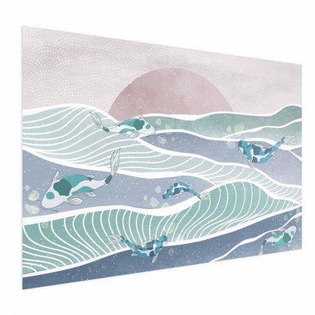 Juliste - Fish on the Waves