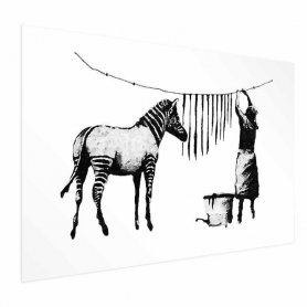 Juliste - Banksy: Zebra Washing