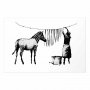 Juliste - Banksy: Zebra Washing
