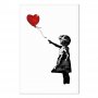 Taulu - Banksy: Girl with Balloon (1 Part) Vertical