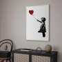 Taulu - Banksy: Girl with Balloon (1 Part) Vertical