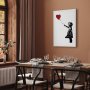 Taulu - Banksy: Girl with Balloon (1 Part) Vertical
