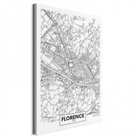 Taulu - Florence Map (1 Part) Vertical