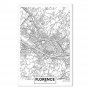Taulu - Florence Map (1 Part) Vertical