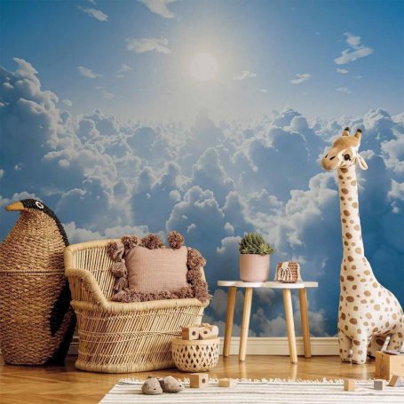 Fototapetti - Heavenly Calm: Warm Rays of the Sun