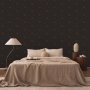 Tapetti - Night Sky - Artistic Composition of Suns and Planets on a Black Background