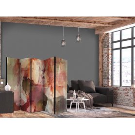 Sermi - Rose Abstraction - Spilled Watercolor Paint in Spring Colors