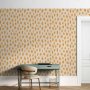 Tapetti - Drawn Pattern in Dots and Spots - in shades of orange and ecru