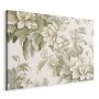 Taulu - Retro Vintage Flowers in Delicate Cream and Green Colors