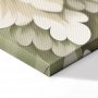 Taulu - Retro Vintage Flowers in Delicate Cream and Green Colors