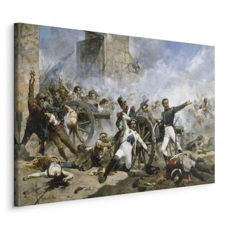 Taulu - Joaquín Sorolla y Bastida – The death of Pedro Velarde y Santillán during the defence of the Monteleon Artillery
