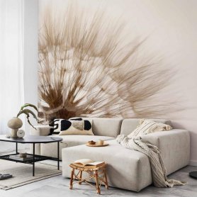 Fototapetti - Nature close-up - close-up motif of a blowfly flower in sepia