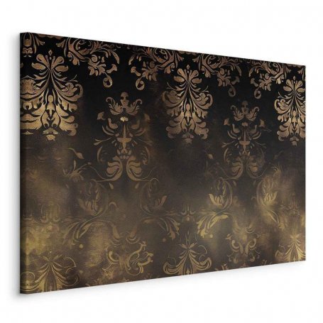 Taulu - Baroque Ornaments in Patinated Gold and Browns: Retro Motif