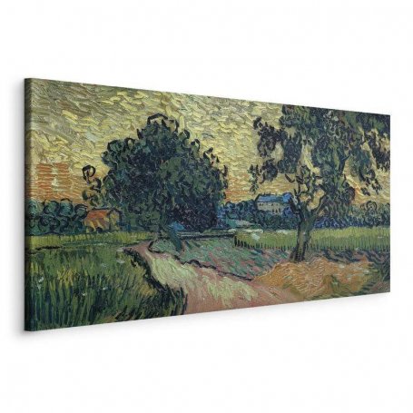 Taulu - Vincent Van Gogh – Landscape with the Chateau of Auvers at Sunset