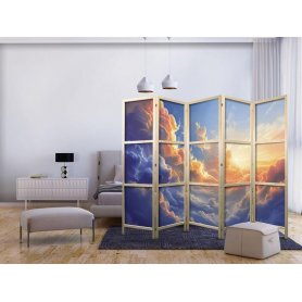 Japanilainen sermi - Sunset Over a Cloudy Sea: A Wonderful Symphony of Colors