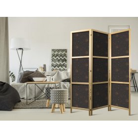 Japanilainen sermi - Night Sky - Artistic Composition of Suns and Planets on a Black Background