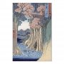Taulu - Utagawa Hiroshige – The monkey bridge in the Kai province