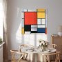 Taulu - Piet Mondrian – Composition with red, yellow blue and black