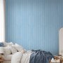 Tapetti - Blue Panels - Wooden planks in a pastel blue shade
