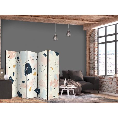 Sermi - Terrazzo with Large - Scaled Stones in Subdued Colors