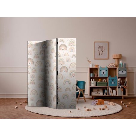 Sermi - Spring - Pastel Rainbows on a Rainy Day with Hearts