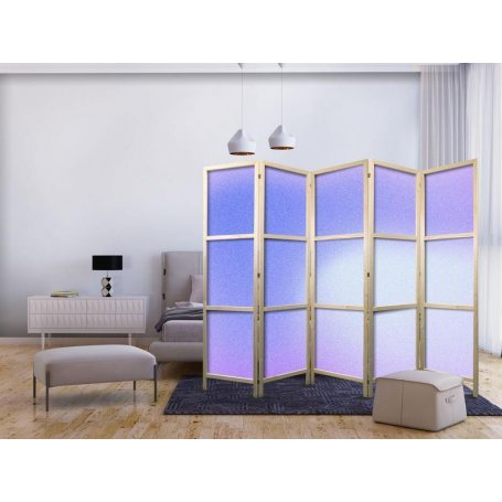 Japanilainen sermi - Heather Mist - Delicate Gradient Composed of Various Shades of Violet