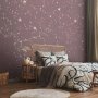 Fototapetti - Night Sky - Artistic Constellations and Stars in Pastel Shades