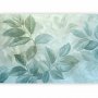 Fototapetti - Large Leaves in Shades of Green-Mint: Botanical Motif