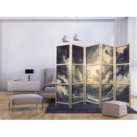 Japanilainen sermi - Epic Light Play: The Sun Battling for Dominance Over the Clouds